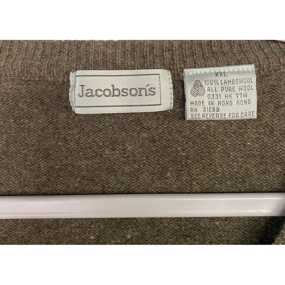 Jacobson's Mens Sweater 100% Lambswool - Picture 6 of 7